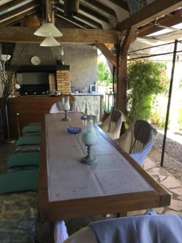 Bed and Breakfast Loft Atypique Villeneuve-de-Rivière Exterior foto